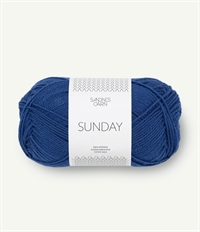 5846 Blå Sunday, Merino uld